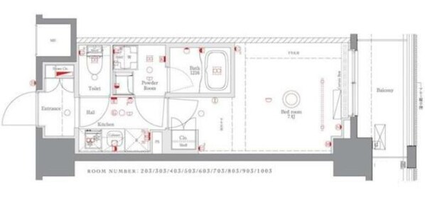 高島平駅 徒歩4分 3階の物件間取画像